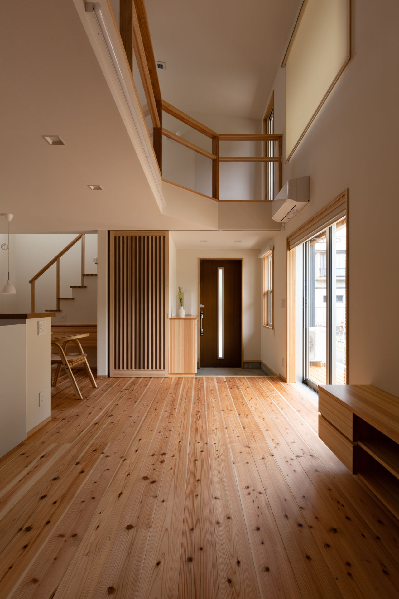 糸魚川杉をふんだんに使った建て替え住宅