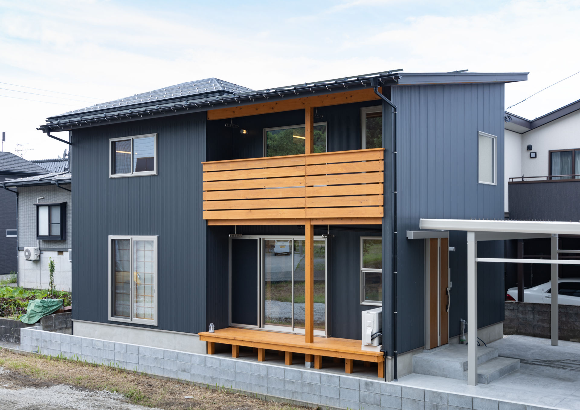 糸魚川杉をふんだんに使った建て替え住宅