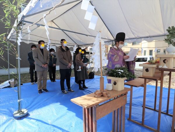 上越市｜暮らしの豊かさを存分に味わうキノイエの地鎮祭