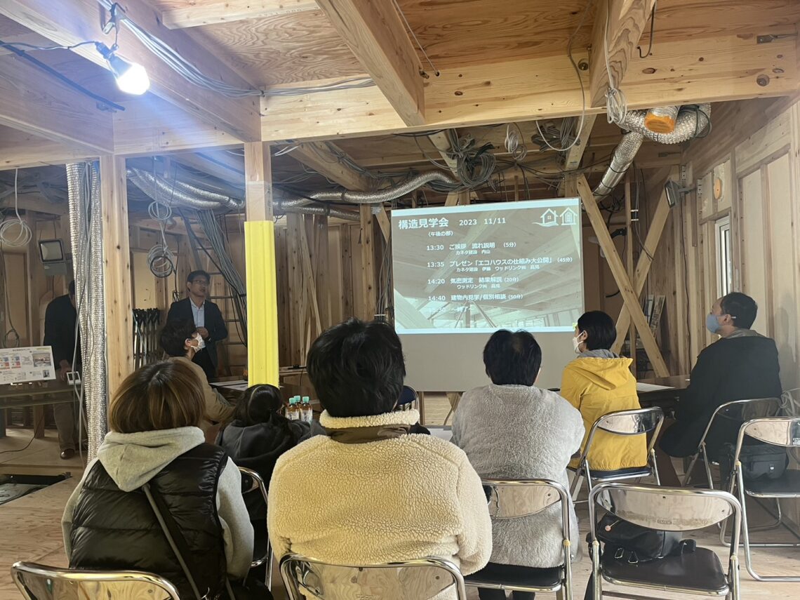 おかげさまで満員御礼！東寺町の構造見学会 ！