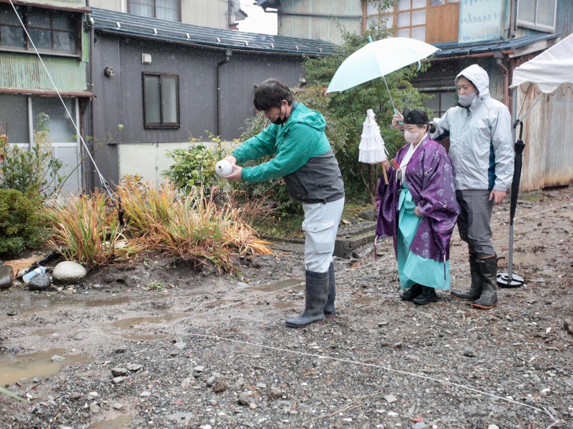 Y様邸｜雨模様の地鎮祭