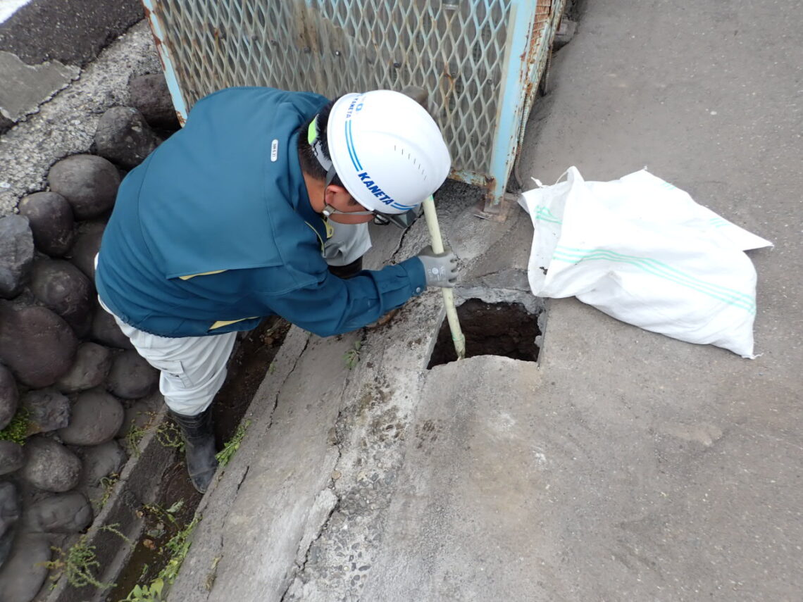 市道修繕工事