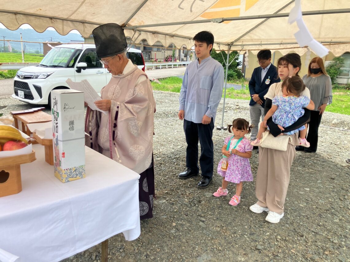 ノスギック平屋１棟目の地鎮祭