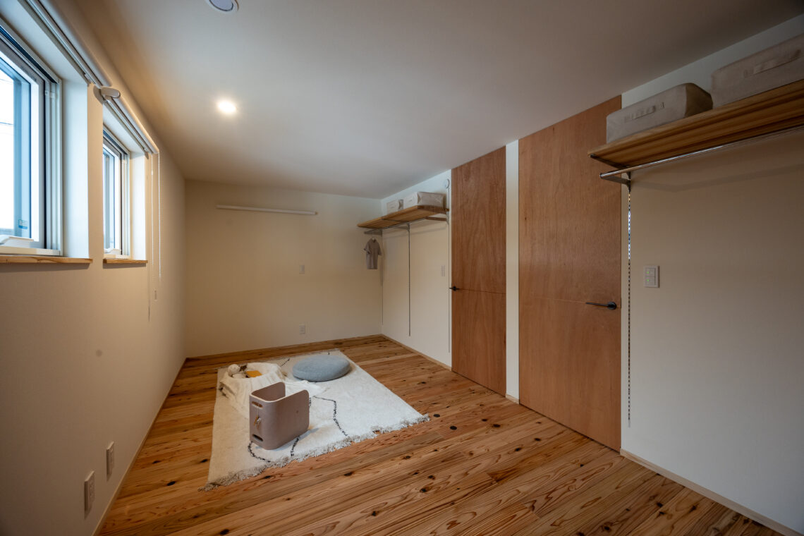 糸魚川杉の平屋の家