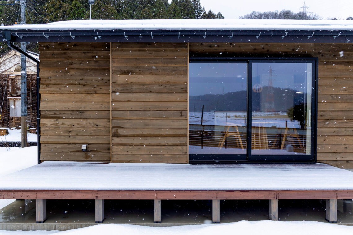 糸魚川杉の平屋の家