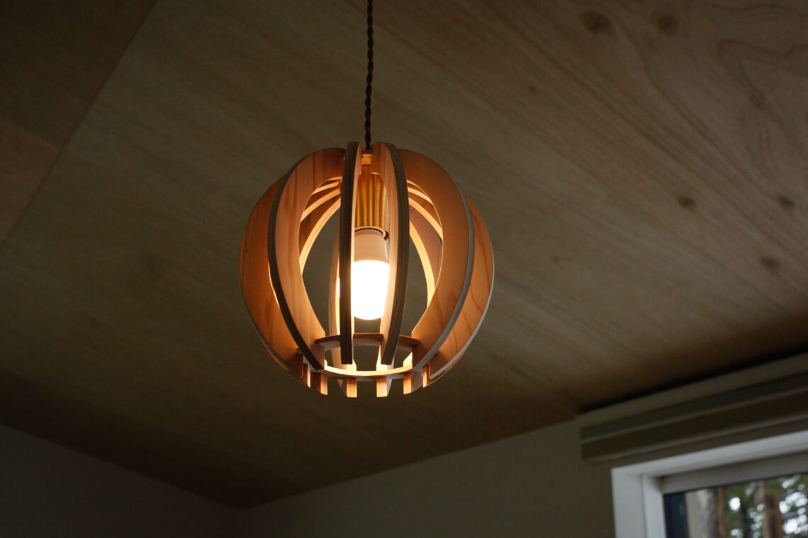 木の平屋の暮らし