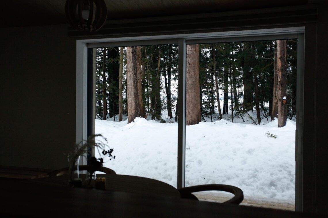 木の平屋の暮らし