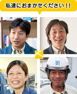 私達におまかせください!! 私達におまかせください!!