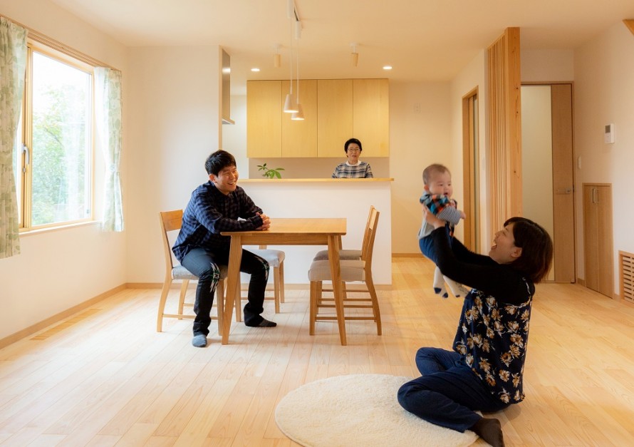 上越市新築住宅|注文住宅|二世帯住宅|建て替え|コンパクトに暮らす|自然落雪|欄間 上越市新築住宅|注文住宅|二世帯住宅|建て替え|コンパクトに暮らす|自然落雪|欄間